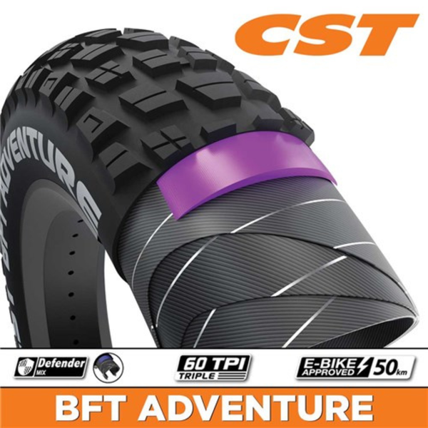 CST ADV 20 x 4.5 E-Bike Tyre | Fat Tyre for Electric Bikes Australia