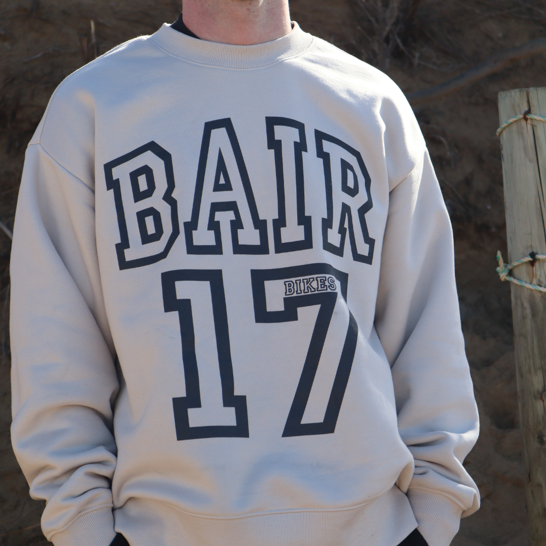 Bair Bikes Varsity Crew – Bone | Bair Bikes